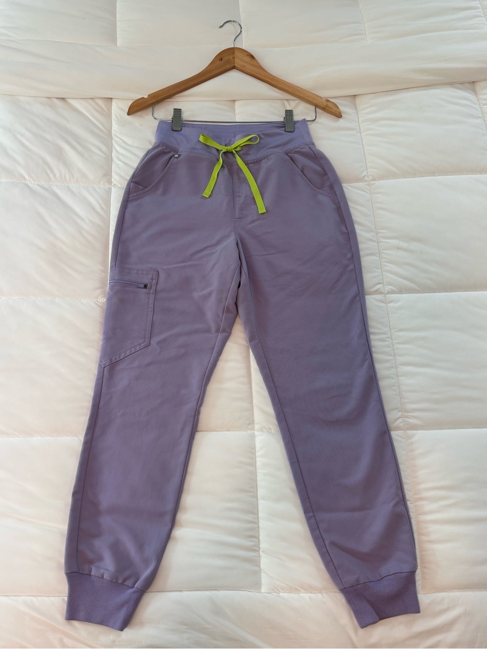 Figs Lavender Dew Zamora High Waisted Jogger Scrub Pants
